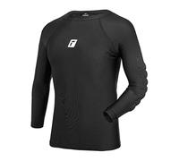 REUSCH - Compression Shirt Soft Padded, Debajo del Traje de baño Adulto Unisex, 7700 Black, S -