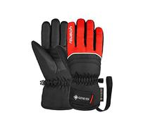 Reusch Gore-Tex - Guantes de esquí para niños, Resistentes al Viento y al Agua, Guantes de esquí, Guantes Deportivos, Guantes de Nieve para Trineo, Guantes de Invierno, Color Negro/Rojo, Talla 4,5