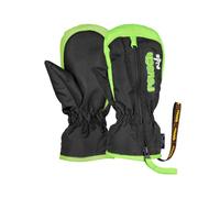 Reusch Guantes de bebé Ben Mitten, Negro/Verde neón, I, 4685408