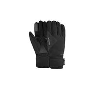 Reusch Guantes de Dedos Unisex para Deportes al Aire Libre, R-Tex XT Touch-Tec 7702, Negro/Plateado S