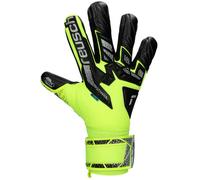 Reusch - Guantes de portero Attrakt Freegel Silver, Unisex, Safety yellow-Silver-Black, 9