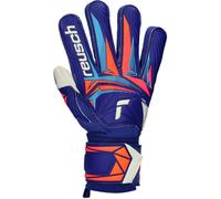 Reusch - Guantes de portero Attrakt Grip Niño, Unisex, sharp blue-white-shocking orange, 5