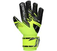 Reusch - Guantes de portero Attrakt Silver Niño, Unisex, Safety yellow-Silver-Black, 5