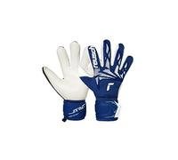 Reusch Guantes de Portero de protección de los Dedos y Fuerte Agarre | para Entrenamiento y Partidos | Césped Artificial y césped Natural | Attrakt Freegel Gold X Finger Support Junior