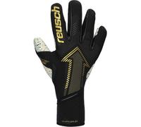 Reusch - Guantes de portero Fastgrip Fusion, Unisex, Black-Gold, 9,5
