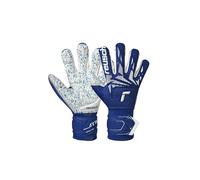 Reusch Guantes de Portero Profesionales para Hombres Adultos | Fuerte Agarre | Espuma Adhesiva Profesional de 4 mm | Attrakt Freegel Fusion Goaliator