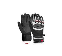 Reusch Guantes Mastery 7745 para Hombre, Color Negro, Blanco y Rojo Fuego, 10