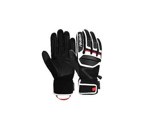 Reusch guantes unisex pro RC en diseño deportivo 7745 negro/blanco/rojo fuego, 9.5 hockey ciclismo