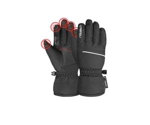 Reusch Junior Glove All Finger Touch Guantes de esquí cálidos, Resistentes al Viento y Transpirables, Guantes de Invierno para niños, Adolescentes, niñas y niños, compatibles con Pantalla táctil
