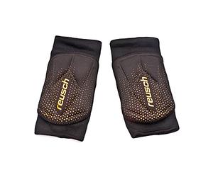 Reusch Protector Active, Coderas para porteros de fútbol, Negra, Talla XL