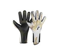 REUSCH Pure Contact X GluePrint Strapless Guantes de Guardián Adulto Unisex, 1131 White/Gold/Black, 11
