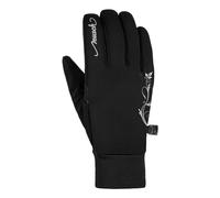 Reusch Saskia TOUCHTEC para Mujer, Negro/Plata, 6.5