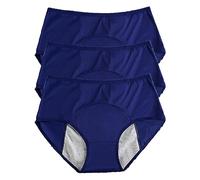 REUset 3 Bragas de Fuga Orinaria para Mujer, Lavables, Incontinencia, Antifugas, Transpirables, Impermeables, para el Ciclo Mensual, F, XXXL