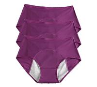 REUset 3pcs Bragas de Fuga Urinaria para Mujer, Lavables, Incontinencia, Antifugas, Transpirables, Impermeables, para el Ciclo Menstrual