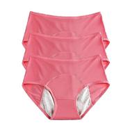 REUset 3pcs bragas de fuga orinaria para mujer, lavables, bragas incontinencia para mujer, antifugas, orinario, lavable, transpirable, impermeable, braga incontinencia para el ciclo menstrual, B,XXL