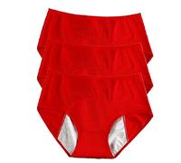 REUset 3pcs Bragas de Incontinencia para Mujer, Lavables, Antifugas, Orinarias, Transpirables, Impermeables, para el Ciclo Menstrual, E