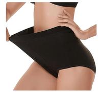 REUset - Bragas antifugas urinarias para mujer, lavables, bragas incontinencia con zona absorbente, bragas mensuales ultra absorbentes, bragas para mujer, algodón, negro, L