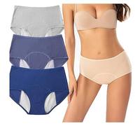 REUset - Bragas de incontinencia urinaria para mujer, 3 piezas, bragas de incontinencia urinaria, lavable, bragas para mujer con zona absorbente antifugas, protección orinaria para mujer, I,XL