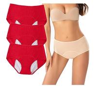 REUset - Bragas de incontinencia urinaria para mujer, 3 piezas, con zona absorbente, antifugas, protección orinaria para mujer, talla L
