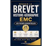 RÉUSSIR LE BREVET D'HISTOIRE : LES FICHES ESSENTIELLES: 25 FICHES ESSENTIELLES POUR RÉVISER ET RÉUSSIR