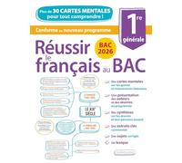 Réussir le français au Bac 1ère générale: Plus de 30 cartes mentales pour tout comprendre !