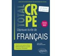 Réussir Lépreuve Écrite De Français - Crpe - Nouveau Concours 2022 (eb