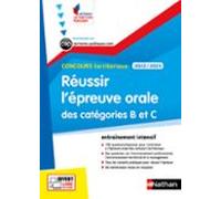 Réussir Lépreuve Orale Des Catégories B Et C - Concours Territoriaux 2