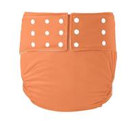 Reutilizable Pañal de Tela para Cuidado de Incontinencia Adjuatable Lavable para Adultos Los Pañales de Algodón Transpirables(Orange,X-Large)