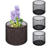 Reutilizable Pvc planta acuática bolsa de cultivo de malla Jardinería Estanque plantación Contenedor (B)