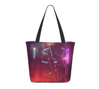 Reutilizables Bolso Totebag Flechas De Dardos Del Futuro Bolsas De Supermercado Plegable Bolso De Lona Para Mujer Para El Trabajo, Viajes, Trabajo Diario, 40X50X15Cm