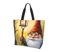 Reutilizables Bolsos Bandolera Gnomos Coloridos Bolso De Tela Plegable Bolso Totebag Para El Trabajo, Trabajo Diario, Viajes, 40X50X15Cm