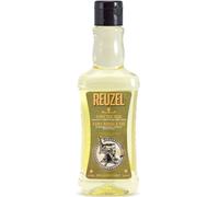 Reuzel 3-In-1 Tea Tree Shampoo - Para cuerpo y cabello - Alivia e hidrata la piel - Ideal para el cuidado del cuero cabelludo - Aclarar para limpiar, puede utilizarse a diario - Fórmula vegana - 350ml