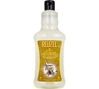 Reuzel - 3-in- Tea Tree Shampoo - Champú Acondicionador Y Jabón Corporal - Calma La Piel E Hidrata El Cuero Cabelludo - Sin Residuos - Con Aroma A Menta - Limpia De Pies A Cabeza - 33.8 Oz, Multicolor, Otros