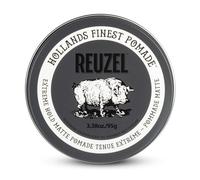 REUZEL Extreme Hold Matte Pomade for All Hair Types 3.38 oz 95g | Strongest All Day Hold with Matte Finish. Water Soluble Styling and Flake Free. Easy to Wash Out.
