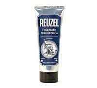 Reuzel Fiber Hair Cream para hombre - Añade plenitud y textura - Fijación manejable, poco brillo - Soluble en agua - Para cabellos de corta a media longitud - Fácil de usar tras peinar - 100ml