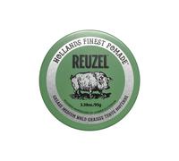 Reuzel Green Grease Pomade Medium todo el da Sostenga al aceite Bax Wax Medium Shine y Flake Fcil de lavar para todos los tipos de cabello 1.3 oz