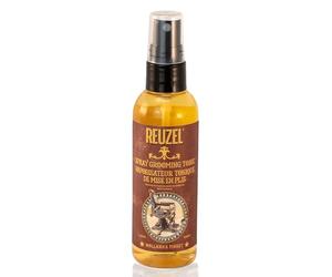 Reuzel Hairspray Grooming Tonic - Fragancia sutil de manzana y menta - Perfecto para utilizar con secador - Volumen, elevación y textura - Poco brillo - Protege el cabello del calor - 100ml
