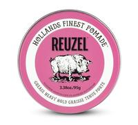 REUZEL Pink Pomade Heavy Hold Oil-Based 3.38 oz 95g | Medium Shine Pomade for Thick and Curly Hair. For Classic Pompadour and Quiff Styles. Beeswax Formula.