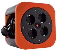 REV 0010012600 base múltiple 10 m 4 salidas AC Interior Negro, Rojo - Bases múltiples (10 m, 4 salidas AC, Interior, 1,5 mm², Negro, Rojo, De plástico)