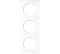 REV 0202830104 Enchufe de Triple, Interruptor de luz de Marco, etc, Blanco, 3-fach