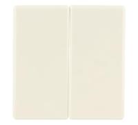 REV 0236450206 Serie de Cubierta/Interruptor de Doble Tiro, Crème-White, Serien, Wechsel-Wechsel