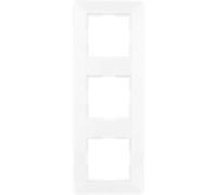 REV 0236830104 Quadro, conector de marco de 3 vías, interruptor de luz de marco, etc., blanco