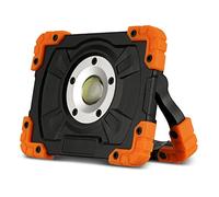 REV 2620011210 FLOOD, luz de trabajo LED con batería, 5 W, 1000 lm, IP44, negro-naranja