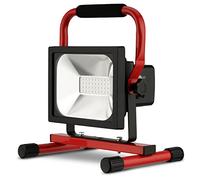 REV 2706322000 - Foco LED con batería, 20 W, 1400 lm, IP54, color rojo