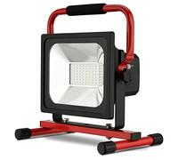 REV 2706333000 - Foco led con batería, 30 W, 2100 lm, IP54, color rojo