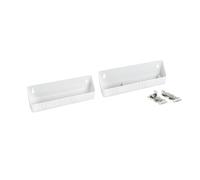 Rev-A-Shelf 11 """" Bandejas de plstico de plstico para la cocina y el bao Gabinete Base Paquete de 2 Estantes de tocador de tocadores Organizador H