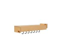 Rev-A-Shelf GLD-W22-BC-7 Glideware - Organizador extraíble con Base de 7 Ganchos para armarios de 23 Pulgadas de Profundidad con Diapositivas Ocultas de Cierre Suave