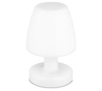 REV Easy - Lámpara de mesa compacta con función de atenuación, 25 cm, batería de 2200 mAh, 120 lm, IP44, color blanco