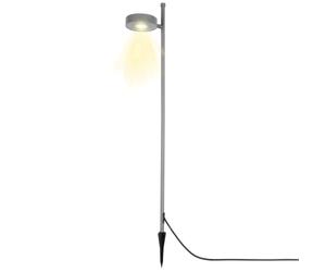 REV Iluminación de jardín - Lámpara de sendero exterior, 500 lm, 6 W, color | Giratorio, carcasa IP65 de aluminio, cable de 1,5 m