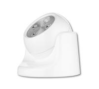 Rev Lámpara de batería - se Puede Utilizar como lámpara de Pared o Techo, IP44, lámpara Exterior con Detector de Movimiento y sin conexión de alimentación, 1 W, 100 LM, 5000 K, Color Blanco